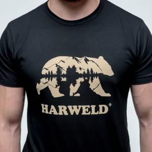 Футболка "HARWELD" черная